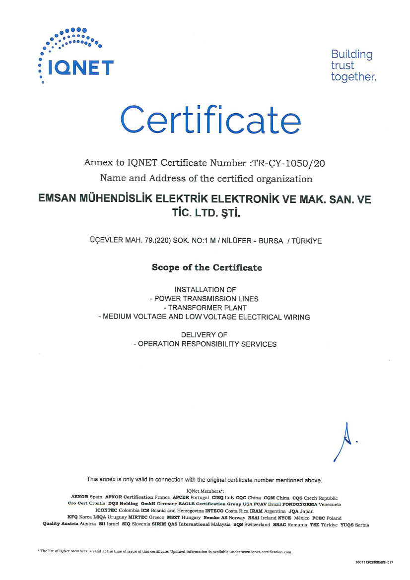TS EN ISO 14001:2015 (Uluslararası)